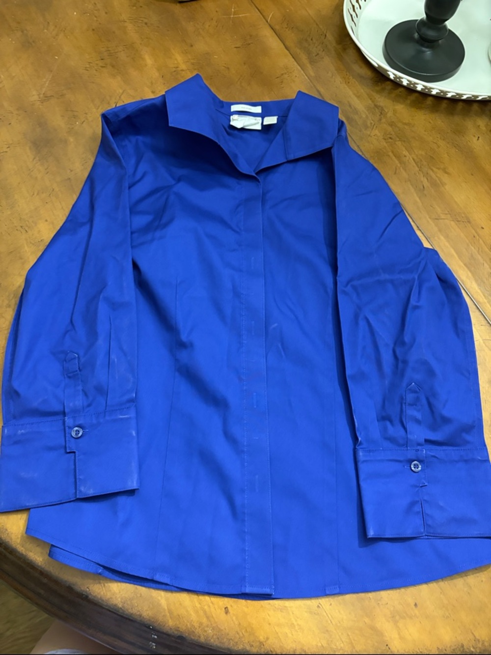 Royal Blue Button-Up Shirt